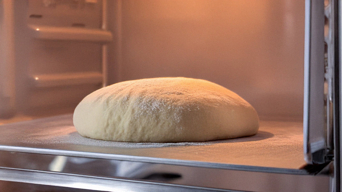 Cold Fermentation Dough Resting in Fridge