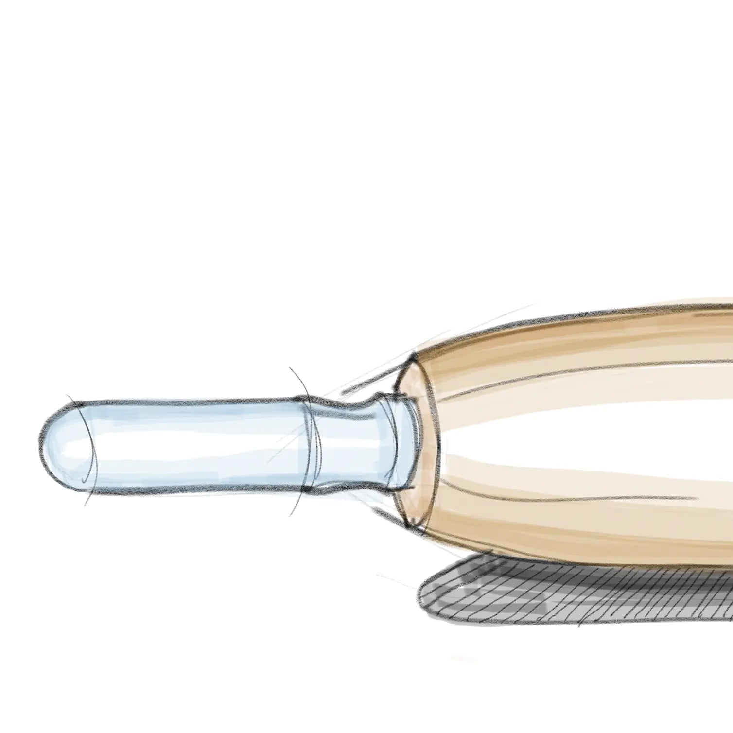 Industrial Design Sketch of the Rolling Wonder Pin